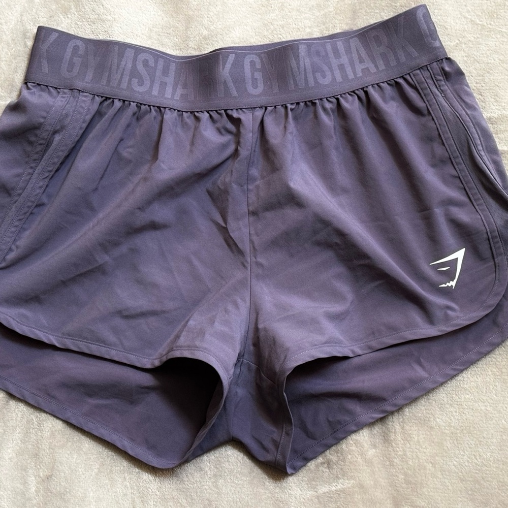 Gymshark Unlined Loose Fit Women's Purple/Grey Shorts